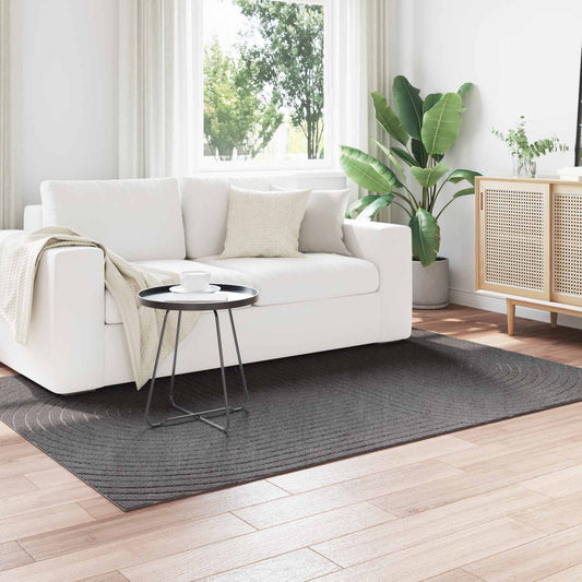 Indoor and Outdoor Rug PALMERAS Anthracite 230 x 160 cm