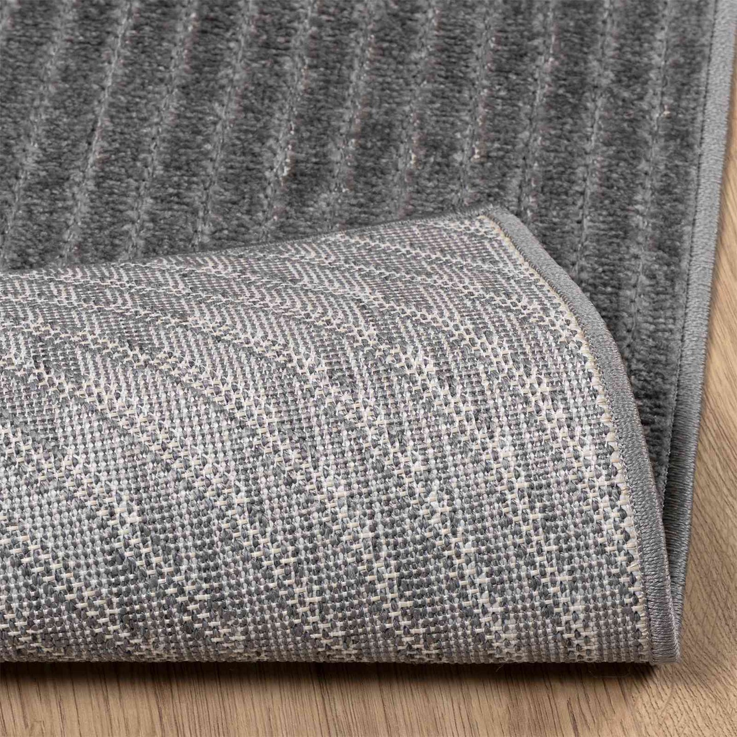 Area Rugs Rectangular PALMERAS Anthracite 280 x 200 cm