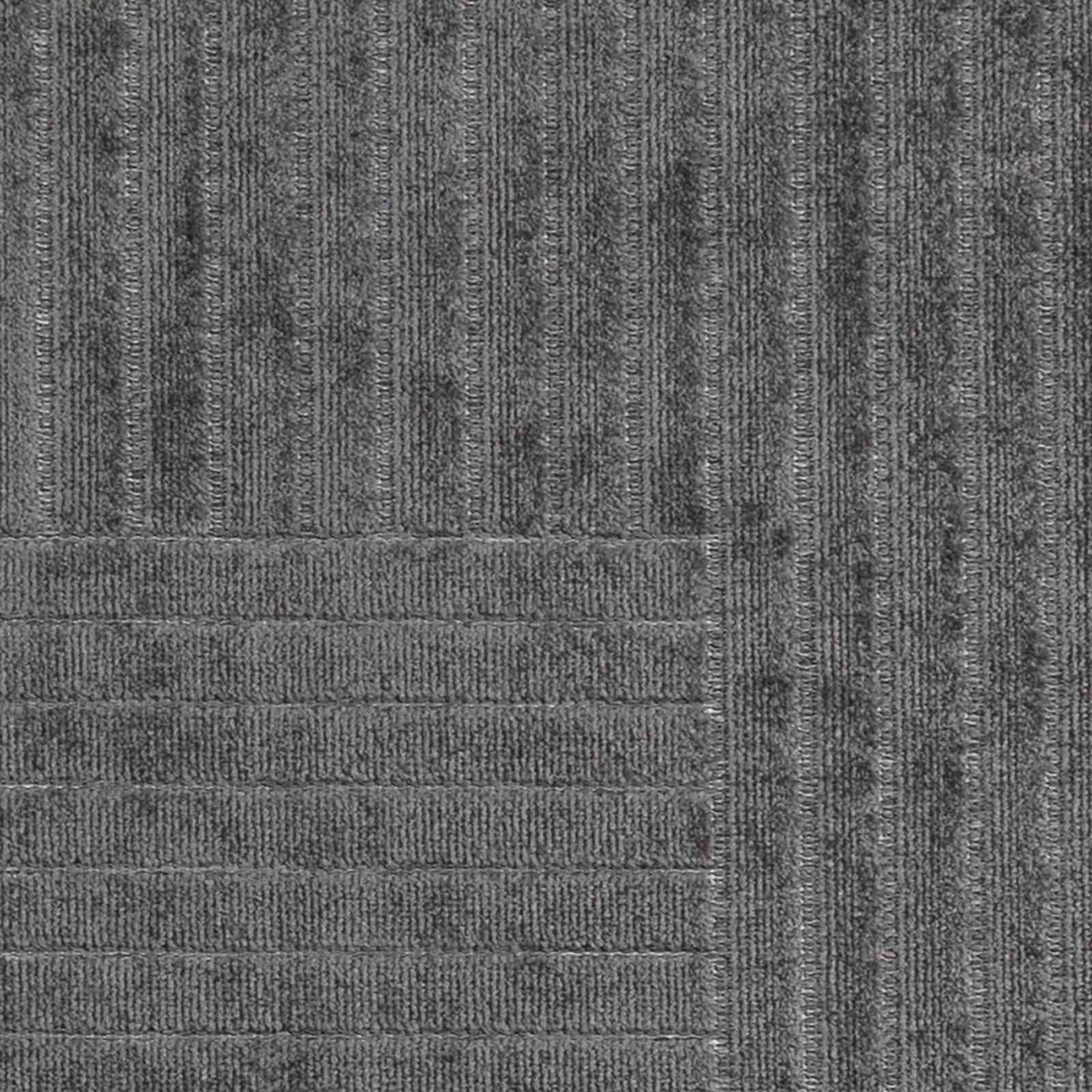 Area Rugs Square PALMERAS Anthracite 200 x 200 cm Polyester