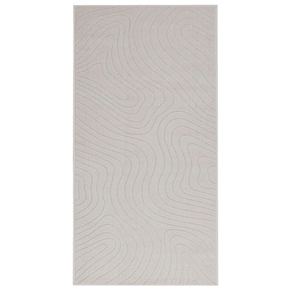Area Rugs Rectangular PALMERAS Cream 150 x 80 cm Polyester