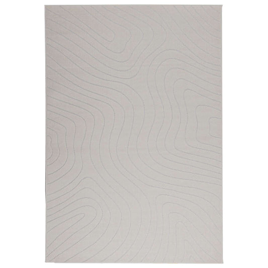 Indoor and Outdoor Rug PALMERAS Cream 200 x 140 cm Polyester