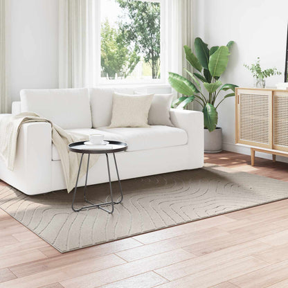 Area Rugs Rectangular PALMERAS Cream 230 x 160 cm Polyester