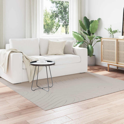 Area Rugs Square PALMERAS Cream 200 x 200 cm Polyester