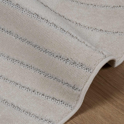 Area Rugs Round PALMERAS Cream Ø 200 CM Polyester