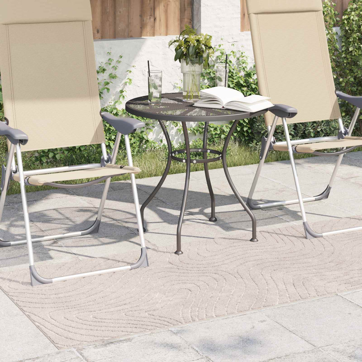 Area Rugs Rectangular PALMERAS Beige 80 x 200 cm Polyester