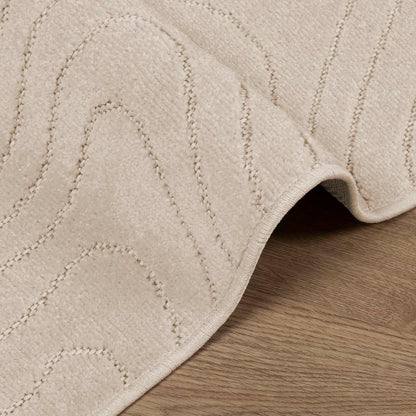Area Rugs Rectangular PALMERAS Beige 160 x 230 cm Polyester