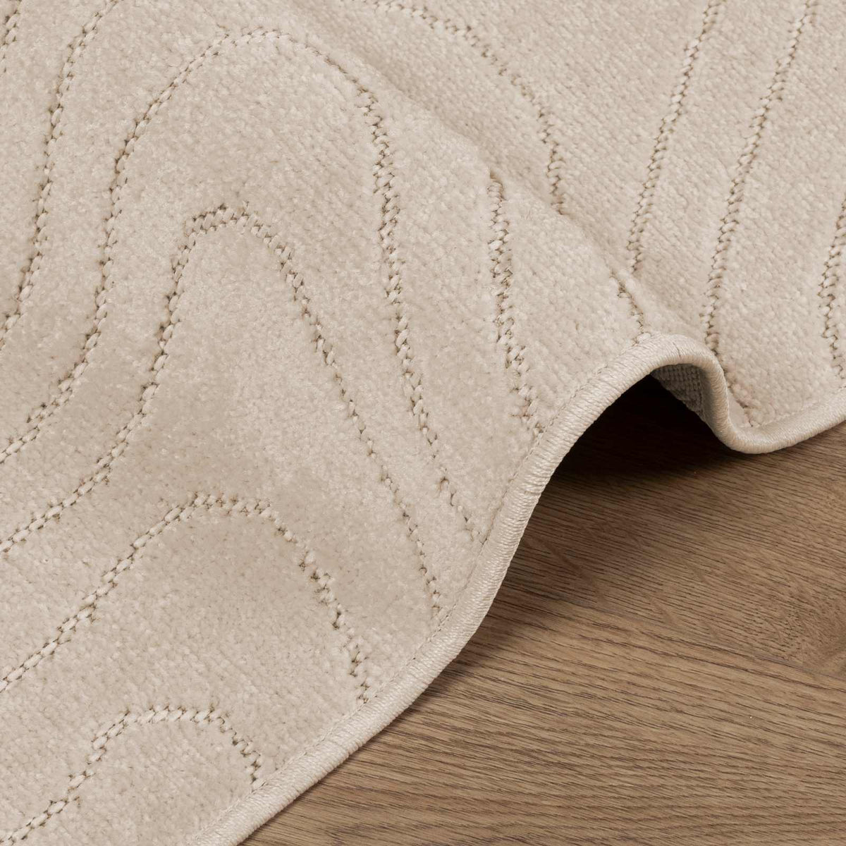Indoor and Outdoor Rug PALMERAS Beige 240 x 340 cm Polyester