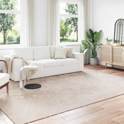 Indoor and Outdoor Rug PALMERAS Beige 240 x 340 cm Polyester