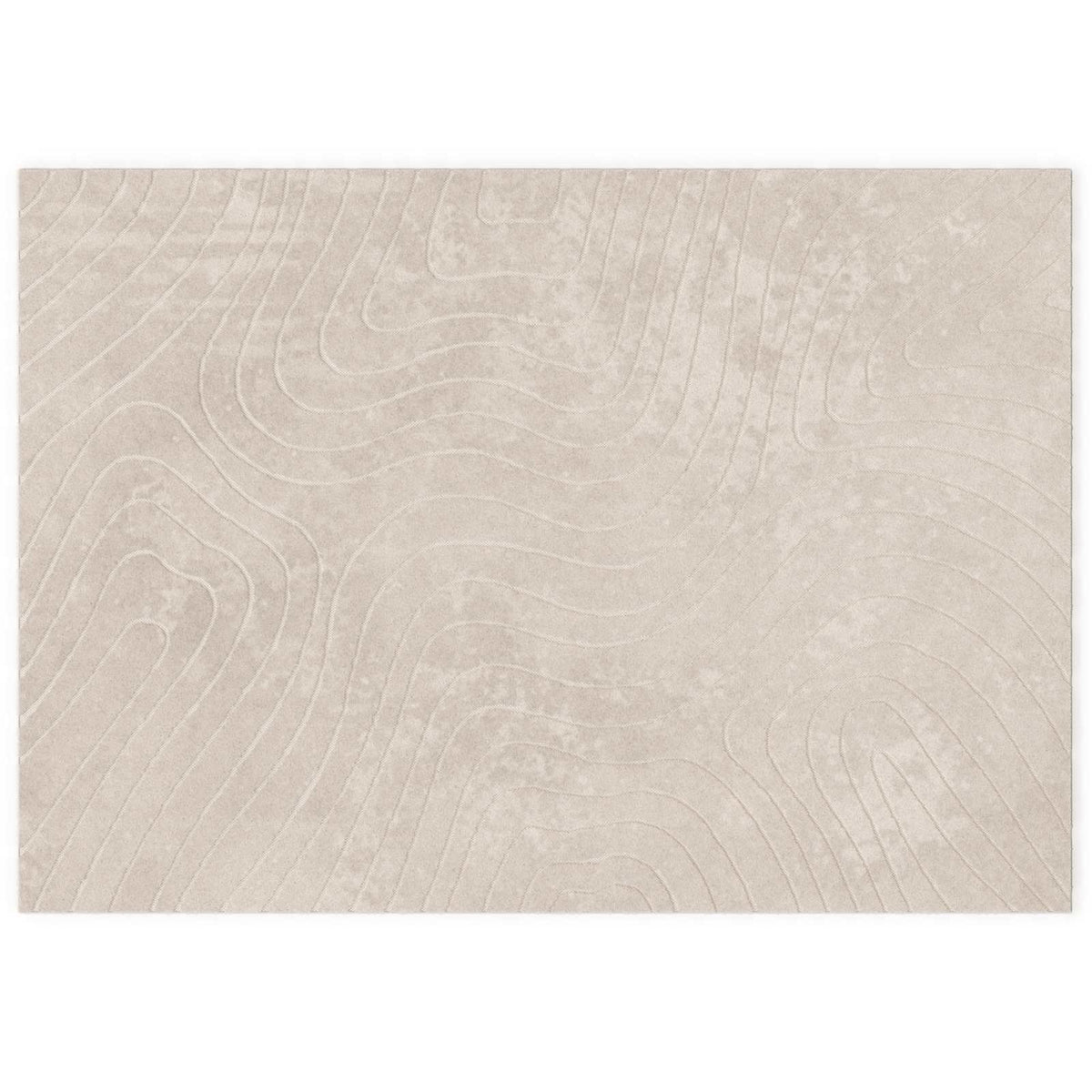 Indoor and Outdoor Rug PALMERAS Beige 240 x 340 cm Polyester