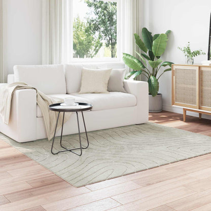 Area Rugs Square PALMERAS Green 120 x 120 cm Polyester