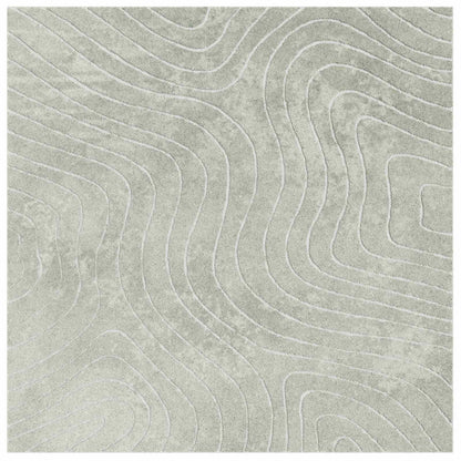 Area Rugs Square PALMERAS Green 120 x 120 cm Polyester