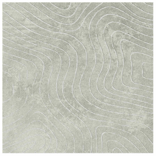 Indoor and Outdoor Rug PALMERAS Green 200 x 200 cm Polyester