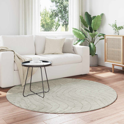 Area Rugs Round PALMERAS Green Ø 160 CM Polyester