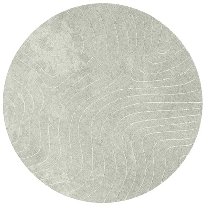 Area Rugs Round PALMERAS Green Ø 160 CM Polyester