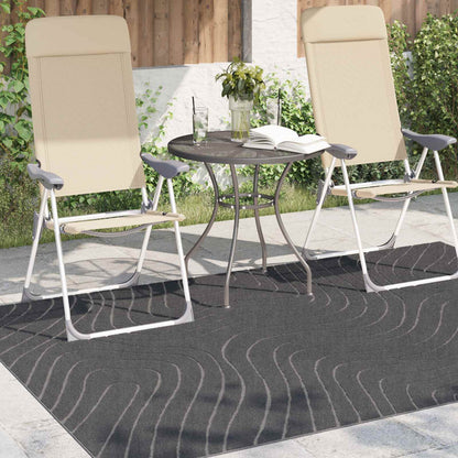 Area Rugs Rectangular PALMERAS Anthracite 200 x 140 cm