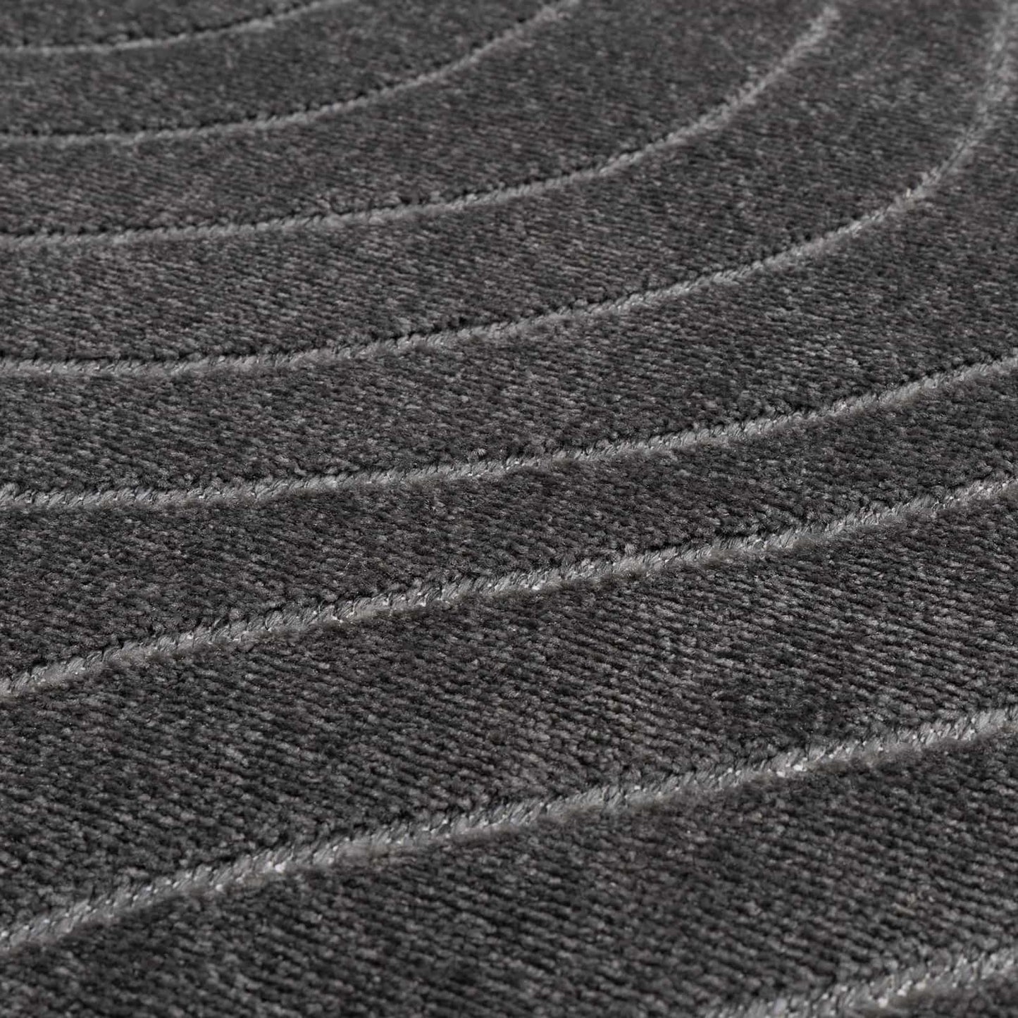 Area Rugs Rectangular PALMERAS Anthracite 200 x 140 cm