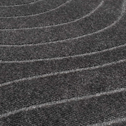 Area Rugs Rectangular PALMERAS Anthracite 200 x 140 cm