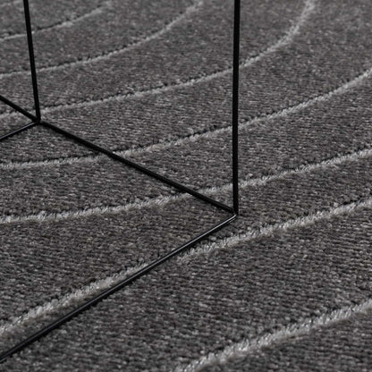 Area Rugs Rectangular PALMERAS Anthracite 230 x 160 cm