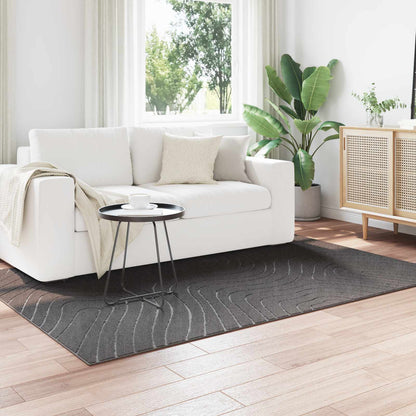 Area Rugs Rectangular PALMERAS Anthracite 230 x 160 cm
