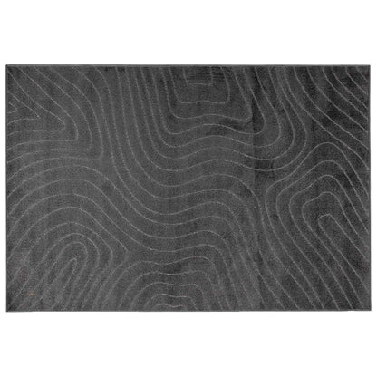 Area Rugs Rectangular PALMERAS Anthracite 230 x 160 cm