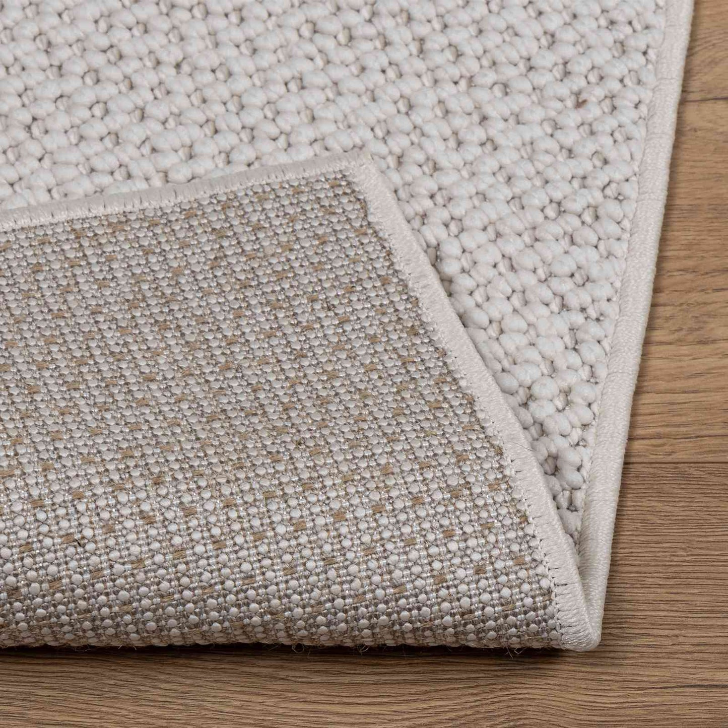 Area Rugs Rectangular LUGO Cream 150 x 80 cm Polyester