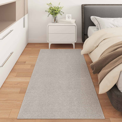 Area Rugs Rectangular LUGO Cream 200 x 80 cm Polyester