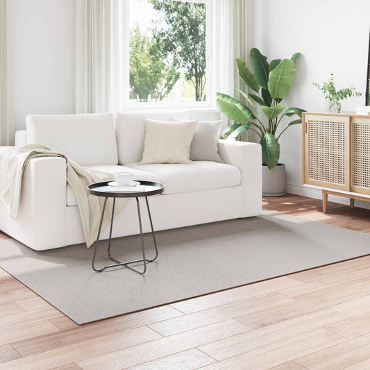 Indoor Rug LUGO Cream 230 x 160 cm Polyester