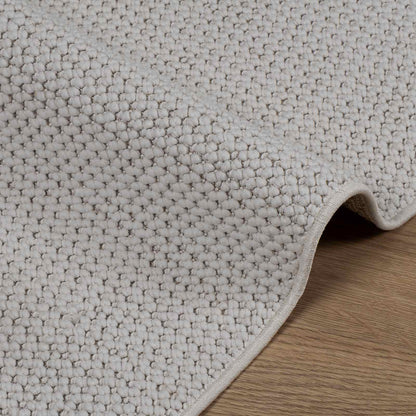 Area Rugs Square LUGO Cream 200 x 200 cm Polyester