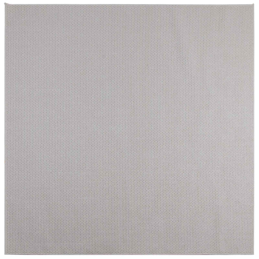 Indoor Rug LUGO Cream 240 x 240 cm Polyester