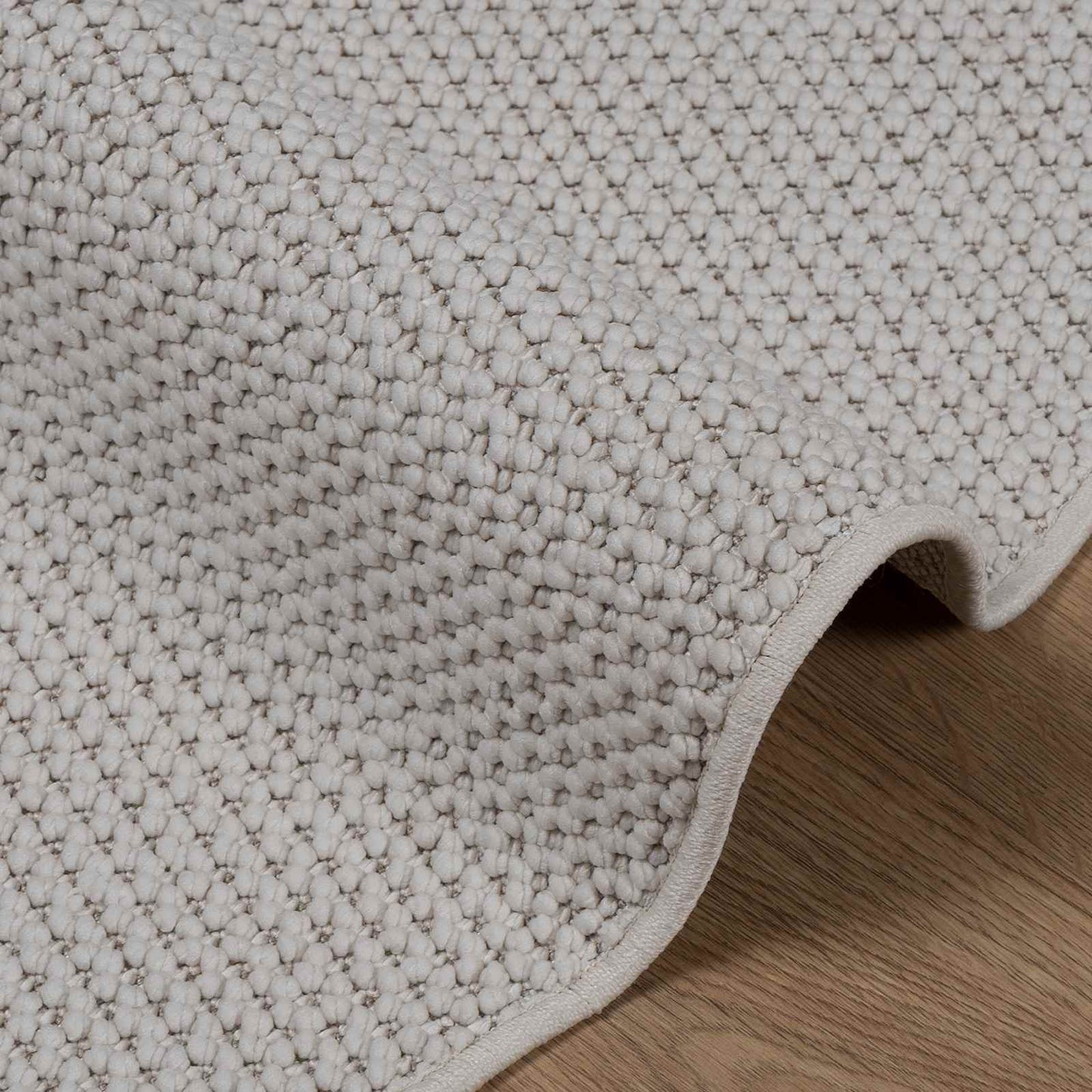 Area Rugs Round LUGO Cream Ø 200 CM Polyester