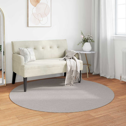 Area Rugs Round LUGO Cream Ø 200 CM Polyester