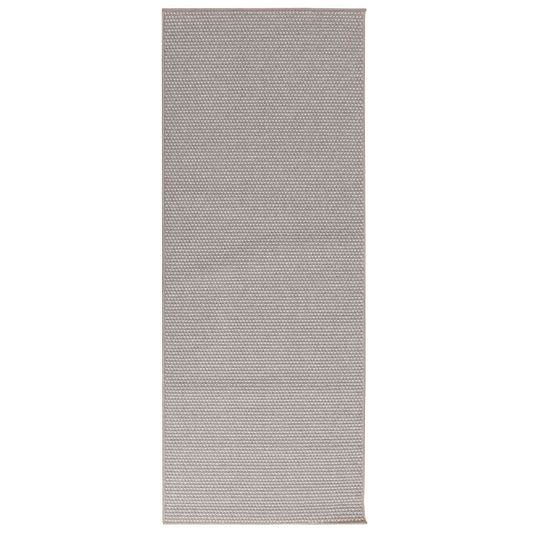 Indoor Rug LUGO Taupe 80 x 200 cm Polyester
