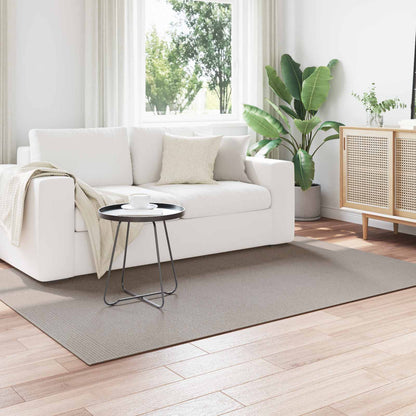 Area Rugs Rectangular LUGO Taupe 160 x 230 cm Polyester
