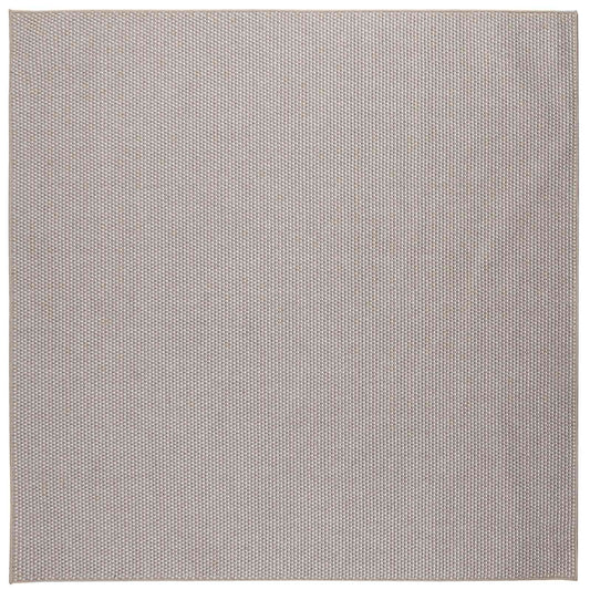 Indoor Rug LUGO Taupe 120 x 120 cm Polyester