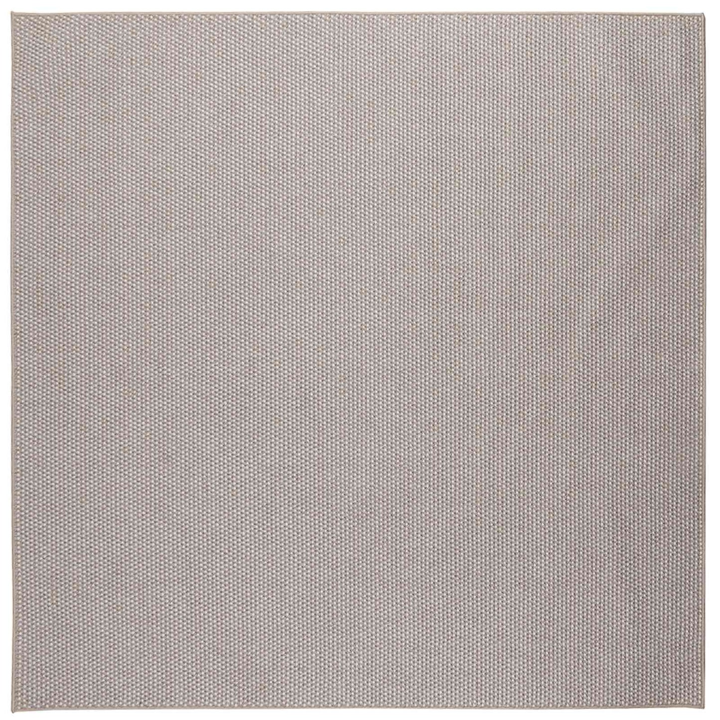 Area Rugs Square LUGO Taupe 200 x 200 cm Polyester