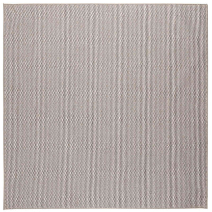 Area Rugs Square LUGO Taupe 200 x 200 cm Polyester