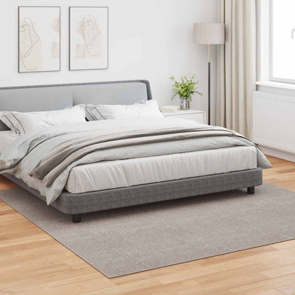 Area Rugs Square LUGO Taupe 240 x 240 cm Polyester