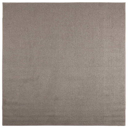 Area Rugs Square LUGO Taupe 240 x 240 cm Polyester