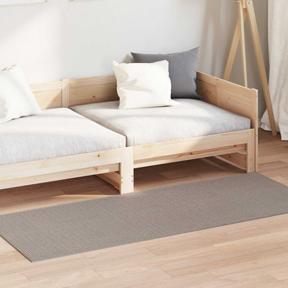 Area Rugs Rectangular LUGO Cream and Taupe 150 x 80 cm