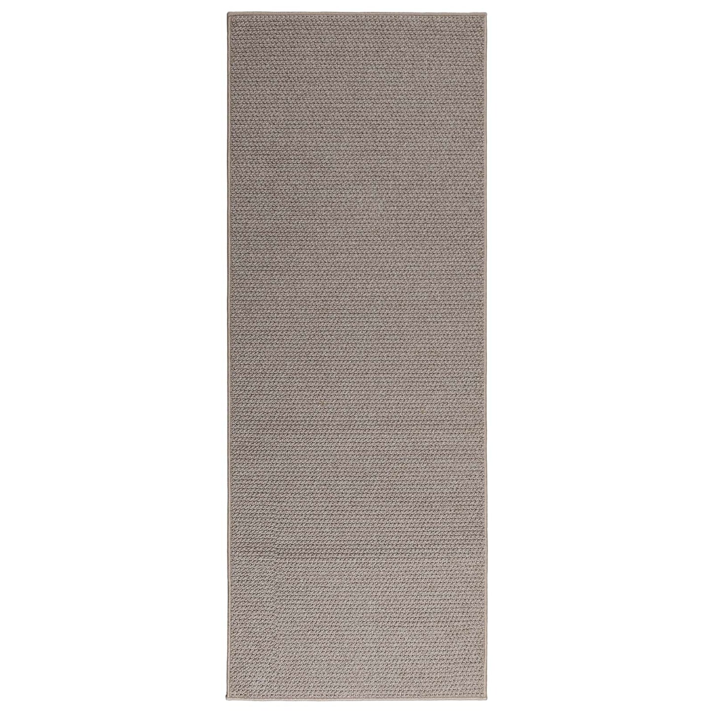 Area Rugs Rectangular LUGO Cream and Taupe 200 x 80 cm