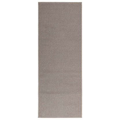 Area Rugs Rectangular LUGO Cream and Taupe 200 x 80 cm