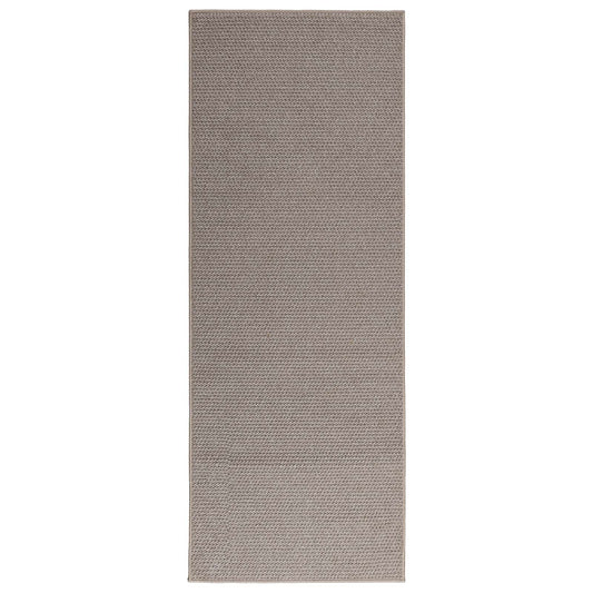 Indoor Rug LUGO Cream and Taupe 200 x 80 cm Polyester