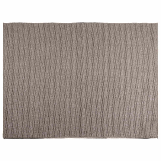 Indoor Rug LUGO Cream and Taupe 120 x 170 cm Polyester