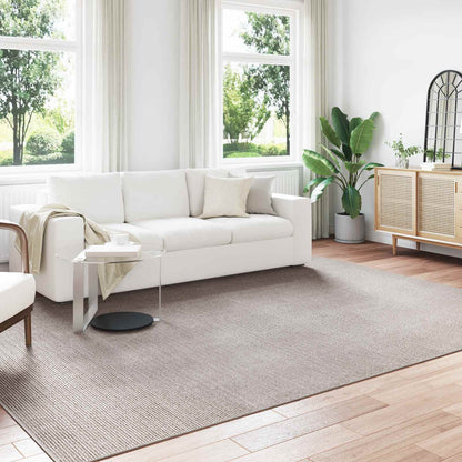 Area Rugs LUGO Cream and Taupe 340 x 240 cm Polyester
