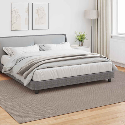 Area Rugs LUGO Cream and Taupe 340 x 240 cm Polyester