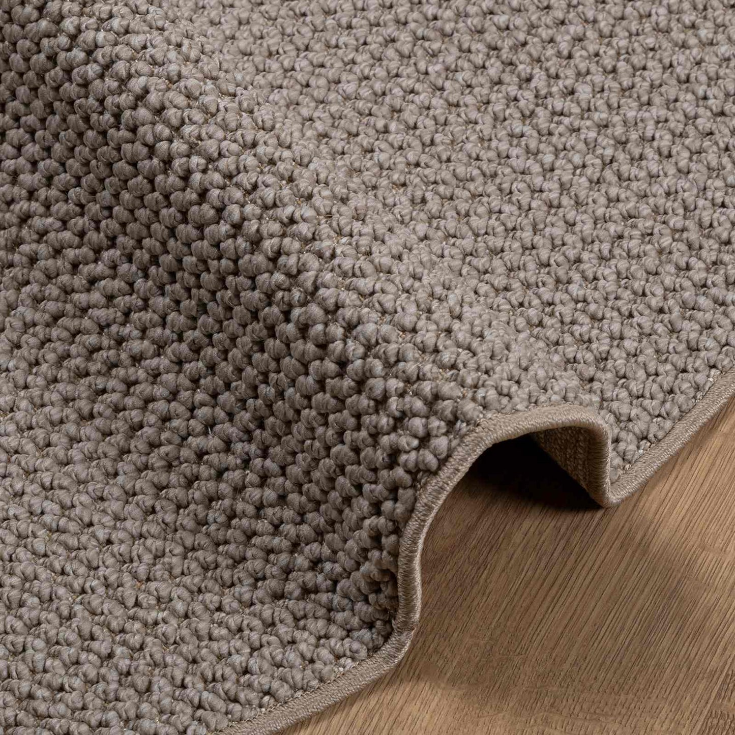 Area Rugs Round LUGO Cream and Taupe Ø 120 CM Polyester