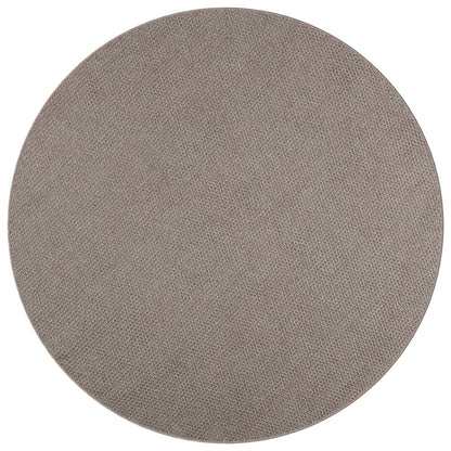 Area Rugs Round LUGO Cream and Taupe Ø 120 CM Polyester