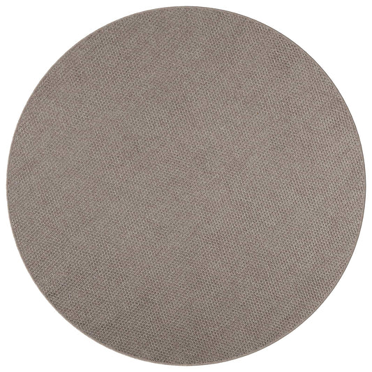 Indoor Rug LUGO Cream and Taupe Ø 120 CM Polyester