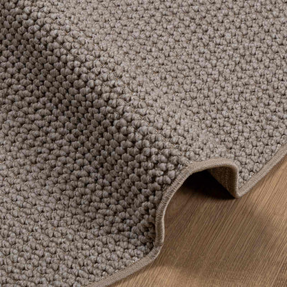 Area Rugs Round LUGO Cream and Taupe Ø 160 CM Polyester