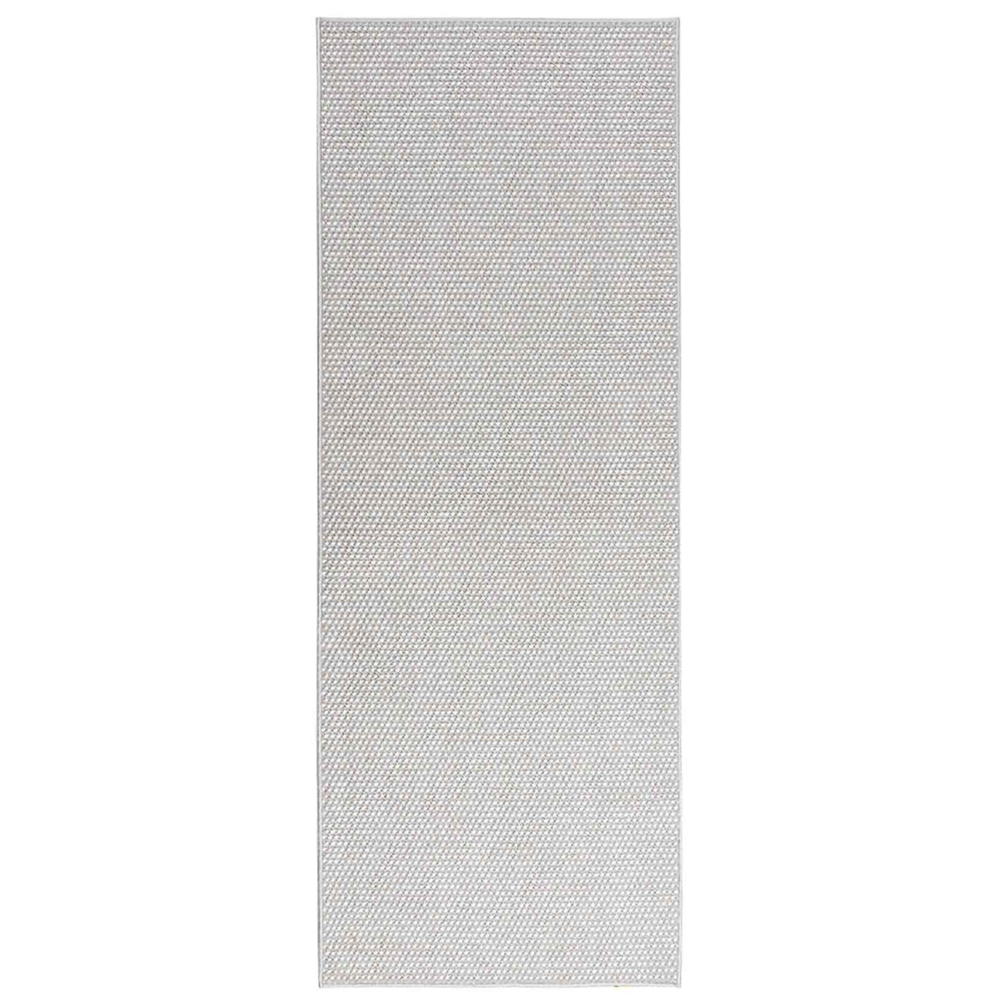 Area Rugs Rectangular LUGO Cream and Grey 80 x 200 cm Polyester